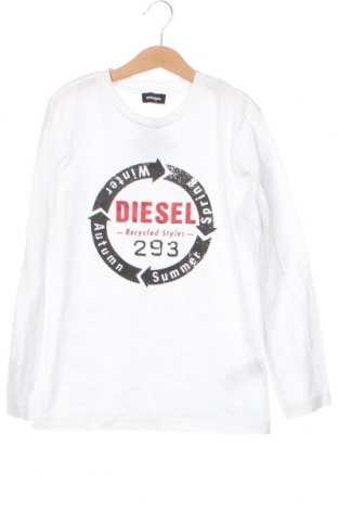 Детска блуза Diesel, Размер 9-10y/ 140-146 см, Цвят Бял, Цена 44,88 лв.
