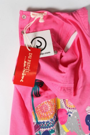 Dziecięca bluzka Du Pareil Au Meme, Rozmiar 9-12m/ 74-80 cm, Kolor Różowy, Cena 19,75 zł