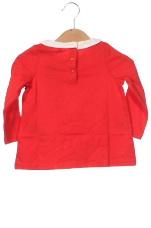 Детска блуза Du Pareil Au Meme, Размер 9-12m/ 74-80 см, Цвят Червен, Цена 10,92 лв.
