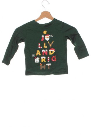 Детска блуза H&M, Размер 2-3y/ 98-104 см, Цвят Зелен, Цена 21,00 лв.