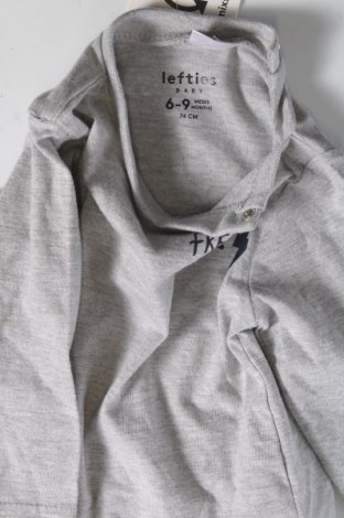 Детска блуза Lefties, Размер 6-9m/ 68-74 см, Цвят Сив, Цена 11,31 лв.