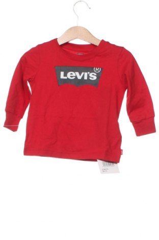 Bluză pentru copii Levi's, Mărime 9-12m/ 74-80 cm, Culoare Roșu, Preț 49,18 Lei