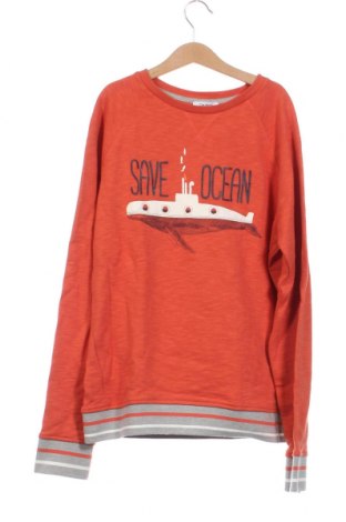 Kinder Shirt Okaidi, Größe 13-14y/ 164-168 cm, Farbe Orange, Preis 4,83 €