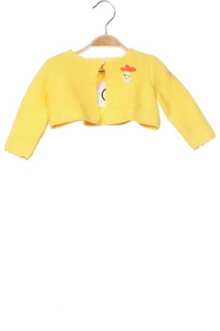 Pulover cu nasturi pentru copii Du Pareil Au Meme, Mărime 3-6m/ 62-68 cm, Culoare Galben, Preț 43,47 Lei