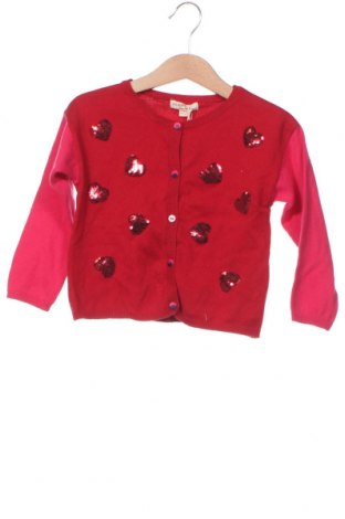 Pulover cu nasturi pentru copii Du Pareil Au Meme, Mărime 18-24m/ 86-98 cm, Culoare Roșu, Preț 62,10 Lei