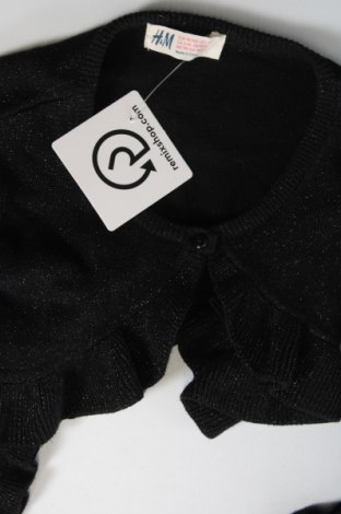 Pulover cu nasturi pentru copii H&M, Mărime 2-3y/ 98-104 cm, Culoare Negru, Preț 12,86 Lei