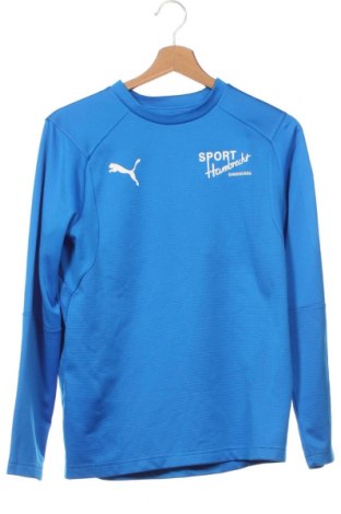 Детска спортна блуза PUMA, Размер 13-14y/ 164-168 см, Цвят Син, Цена 12,80 лв.