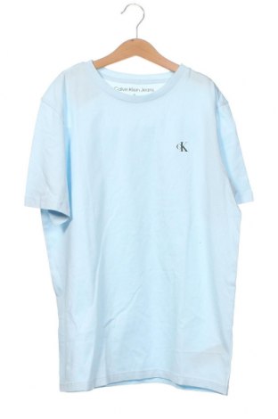 Tricou pentru copii Calvin Klein Jeans, Mărime 15-18y/ 170-176 cm, Culoare Albastru, Preț 143,45 Lei