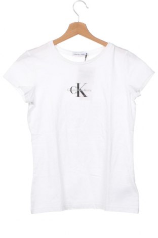 Dětské tričko  Calvin Klein Jeans, Velikost 15-18y/ 170-176 cm, Barva Bílá, Cena  428,00 Kč