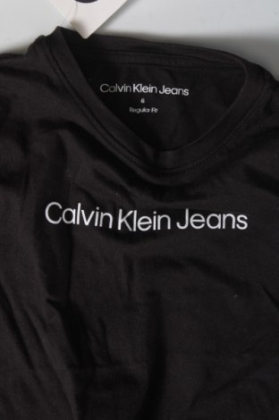 Gyerek póló Calvin Klein Jeans, Méret 5-6y / 116-122 cm, Szín Fekete, Ár 10 655 Ft
