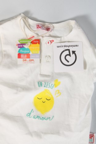 Παιδικό μπλουζάκι Dp...am, Μέγεθος 2-3m/ 56-62 εκ., Χρώμα Λευκό, Τιμή 16,49 €