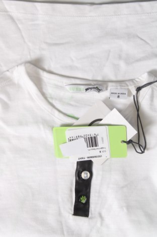 Kinder T-Shirt Guess, Größe 7-8y/ 128-134 cm, Farbe Weiß, Preis 21,34 €