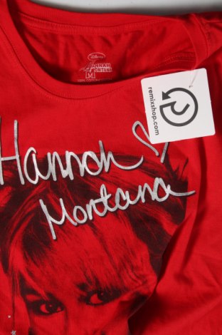 Tricou pentru copii Hannah Montana, Mărime 10-11y/ 146-152 cm, Culoare Roșu, Preț 56,00 Lei