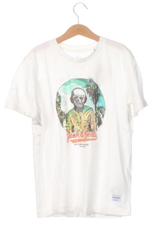 Dziecięcy T-shirt Jack & Jones, Rozmiar 11-12y/ 152-158 cm, Kolor Biały, Cena 32,22 zł