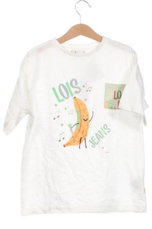 Dziecięcy T-shirt Lois, Rozmiar 5-6y/ 116-122 cm, Kolor Biały, Cena 97,50 zł
