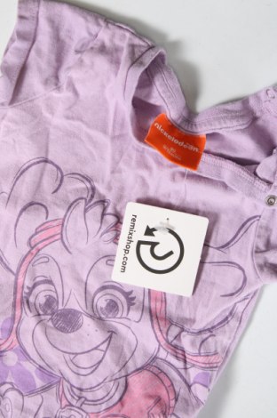 Dziecięcy T-shirt Nickelodeon, Rozmiar 9-12m/ 74-80 cm, Kolor Fioletowy, Cena 73,56 zł