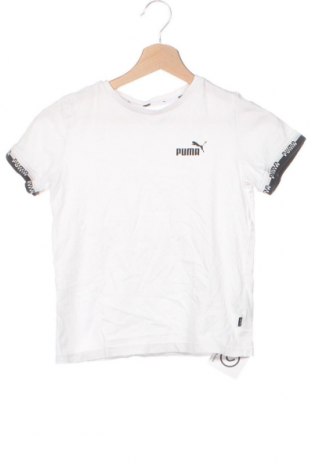 Детска тениска PUMA, Размер 9-10y/ 140-146 см, Цвят Бял, Цена 23,52 лв.