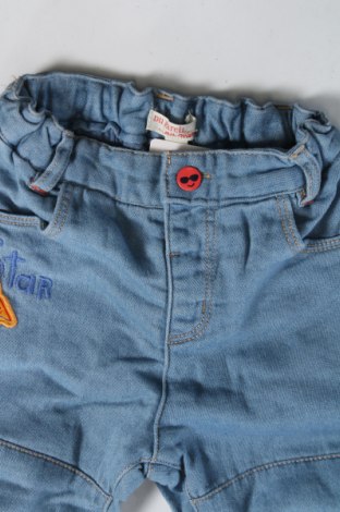 Dziecięce jeansy Du Pareil Au Meme, Rozmiar 6-9m/ 68-74 cm, Kolor Niebieski, Cena 157,26 zł