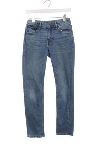 Dětské džíny  H&M, Velikost 13-14y/ 164-168 cm, Barva Modrá, Cena  44,00 Kč
