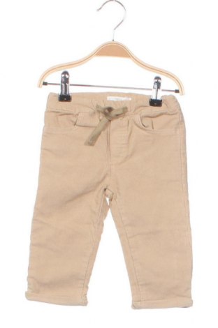 Pantaloni de catifea reiată, pentru copii Mango, Mărime 9-12m/ 74-80 cm, Culoare Bej, Preț 43,47 Lei