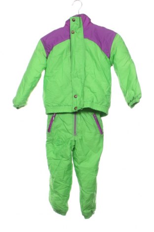 Kinder-Outfit für Wintersport, Größe 6-7y/ 122-128 cm, Farbe Grün, Preis 14,96 €