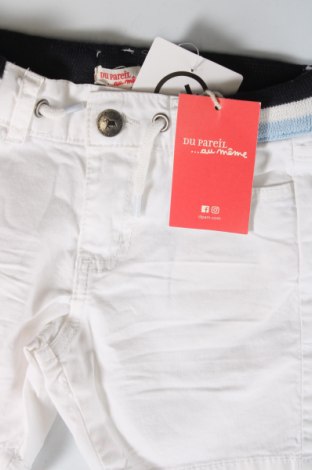 Παιδικό κοντό παντελόνι Du Pareil Au Meme, Μέγεθος 2-3y/ 98-104 εκ., Χρώμα Λευκό, Τιμή 20,10 €