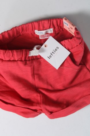 Детски къс панталон Lefties, Размер 6-9m/ 68-74 см, Цвят Червен, Цена 18,33 лв.