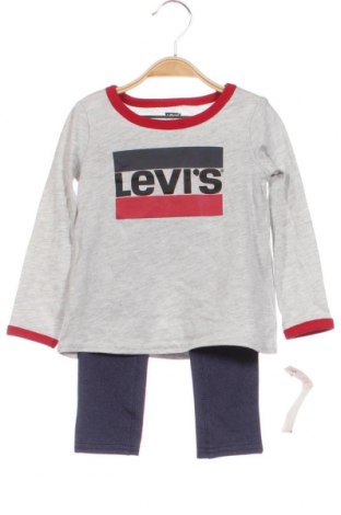 Детски комплект Levi's, Размер 18-24m/ 86-98 см, Цвят Сив, Цена 61,41 лв.