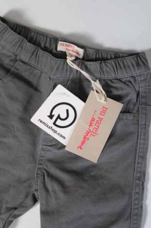 Pantaloni pentru copii Du Pareil Au Meme, Mărime 12-18m/ 80-86 cm, Culoare Gri, Preț 29,50 Lei