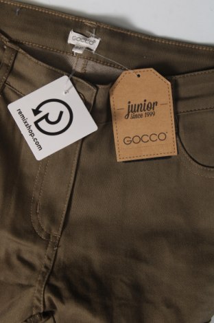 Детски панталон Gocco, Размер 11-12y/ 152-158 см, Цвят Зелен, Цена 59,00 лв.