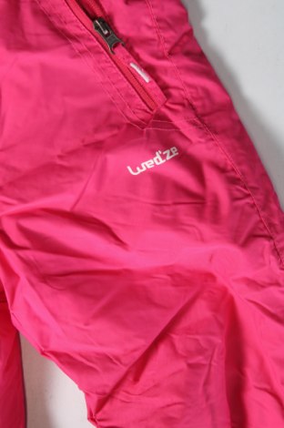 Детски панталон за зимни спортове Wedze, Размер 5-6y/ 116-122 см, Цвят Розов, Цена 14,30 лв.