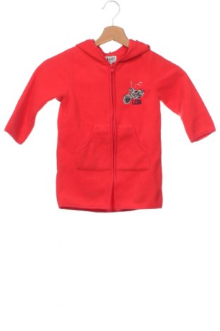 Kinder Fleece Sweatshirt La Compagnie des Petits, Größe 2-3y/ 98-104 cm, Farbe Rot, Preis 10,95 €