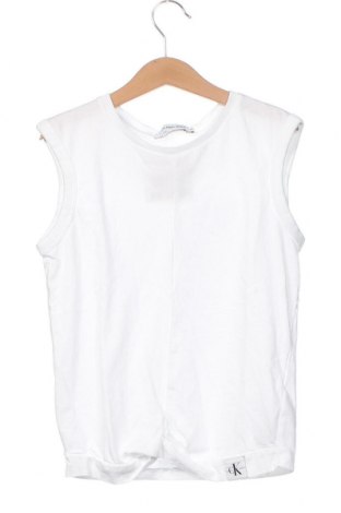 Μπλουζάκι αμάνικο παιδικό Calvin Klein Jeans, Μέγεθος 14-15y/ 168-170 εκ., Χρώμα Λευκό, Τιμή 14,85 €