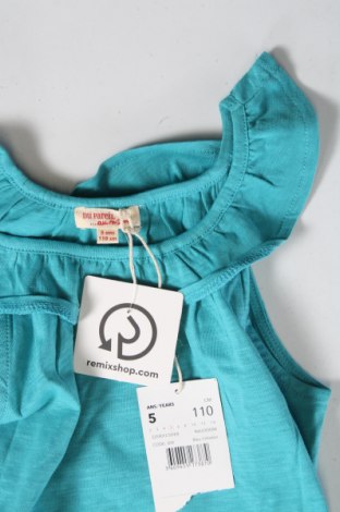 Μπλουζάκι αμάνικο παιδικό Du Pareil Au Meme, Μέγεθος 4-5y/ 110-116 εκ., Χρώμα Μπλέ, Τιμή 4,88 €