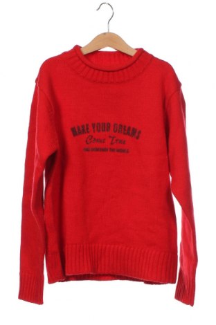 Детски пуловер, Размер 10-11y/ 146-152 см, Цвят Червен, Цена 9,00 лв.