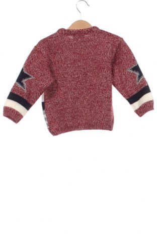 Детски пуловер, Размер 9-12m/ 74-80 см, Цвят Червен, Цена 12,71 лв.