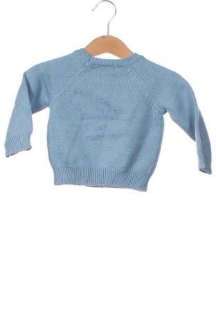 Детски пуловер Gocco, Размер 9-12m/ 74-80 см, Цвят Син, Цена 10,03 лв.