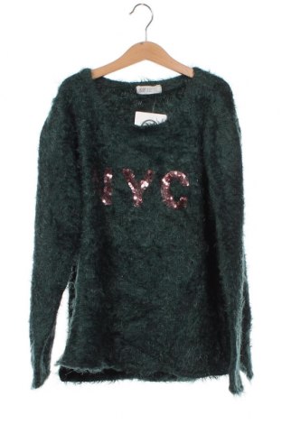 Детски пуловер H&M, Размер 12-13y/ 158-164 см, Цвят Зелен, Цена 8,16 лв.