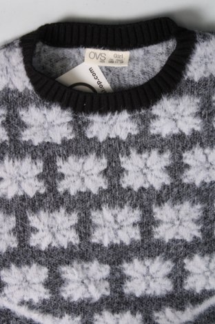 Детски пуловер Oviesse, Размер 11-12y/ 152-158 см, Цвят Сив, Цена 7,25 лв.