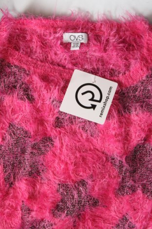 Детски пуловер Oviesse, Размер 13-14y/ 164-168 см, Цвят Розов, Цена 11,89 лв.