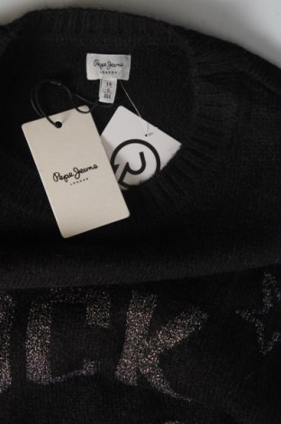 Детски пуловер Pepe Jeans, Размер 12-13y/ 158-164 см, Цвят Черен, Цена 34,75 лв.