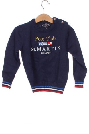 Kinderpullover Polo Club St. Martin, Größe 18-24m/ 86-98 cm, Farbe Blau, Preis 28,10 €