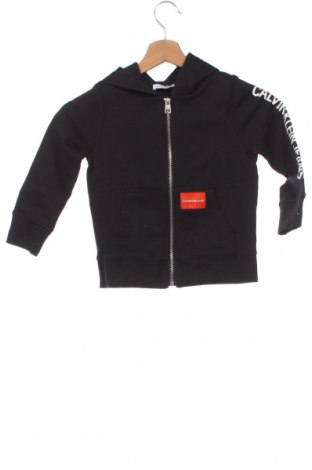 Gyerek sweatshirt Calvin Klein Jeans, Méret 3-4y / 104-110 cm, Szín Fekete, Ár 24 546 Ft