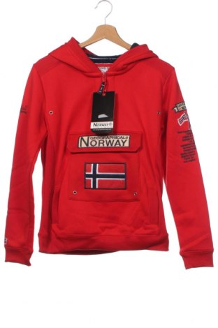 Dziecięca bluza Geographical Norway, Rozmiar 13-14y/ 164-168 cm, Kolor Czerwony, Cena 182,67 zł