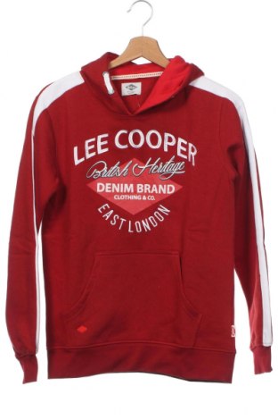 Παιδικό φούτερ Lee Cooper, Μέγεθος 13-14y/ 164-168 εκ., Χρώμα Κόκκινο, Τιμή 13,87 €