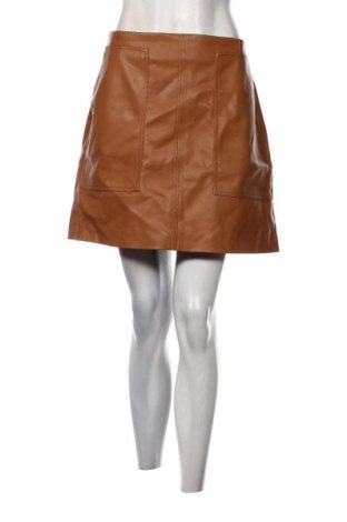 Skórzana spódnica H&M, Rozmiar XL, Kolor Brązowy, Cena 92,76 zł