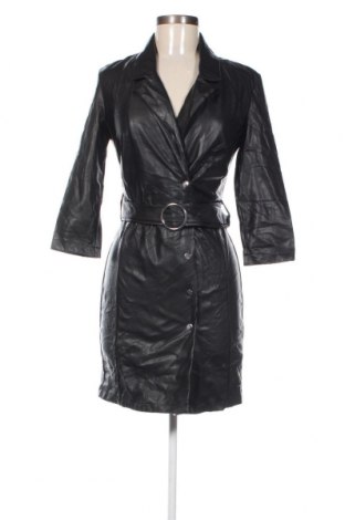 Δερμάτινο φόρεμα Bershka, Μέγεθος S, Χρώμα Μαύρο, Τιμή 17,94 €