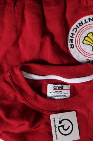 Ανδρική μπλούζα Anvil, Μέγεθος S, Χρώμα Κόκκινο, Τιμή 2,47 €