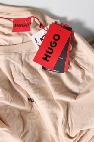 Herren Shirt Hugo Boss, Größe M, Farbe Beige, Preis 33,82 €