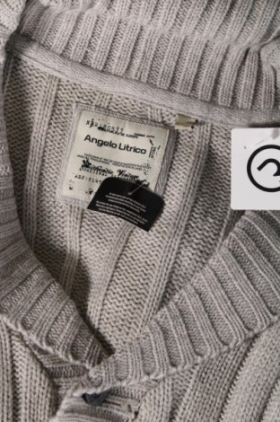 Jachetă tricotată de bărbați Angelo Litrico, Mărime XL, Culoare Gri, Preț 28,62 Lei